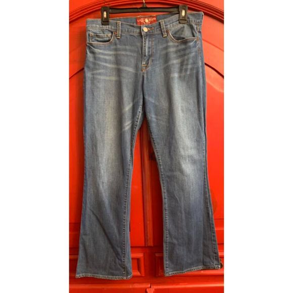 Lucky Brand Sz 12 31 Regular Denim Jeans Sofia Boot Very Light Wear Medium Wash - Picture 1 of 5